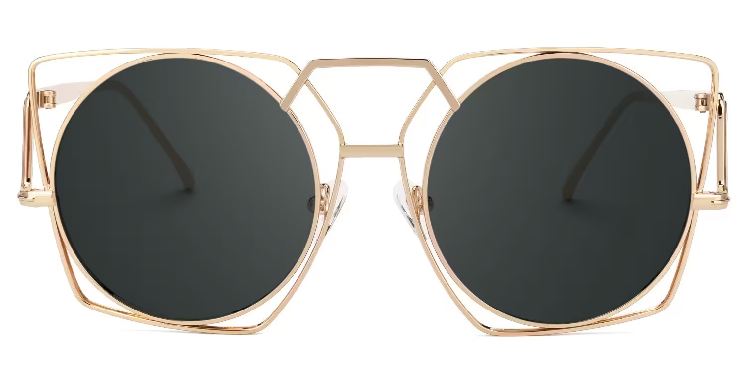 Ybarra Glasses - Ybarra Geometric Gold Glasses