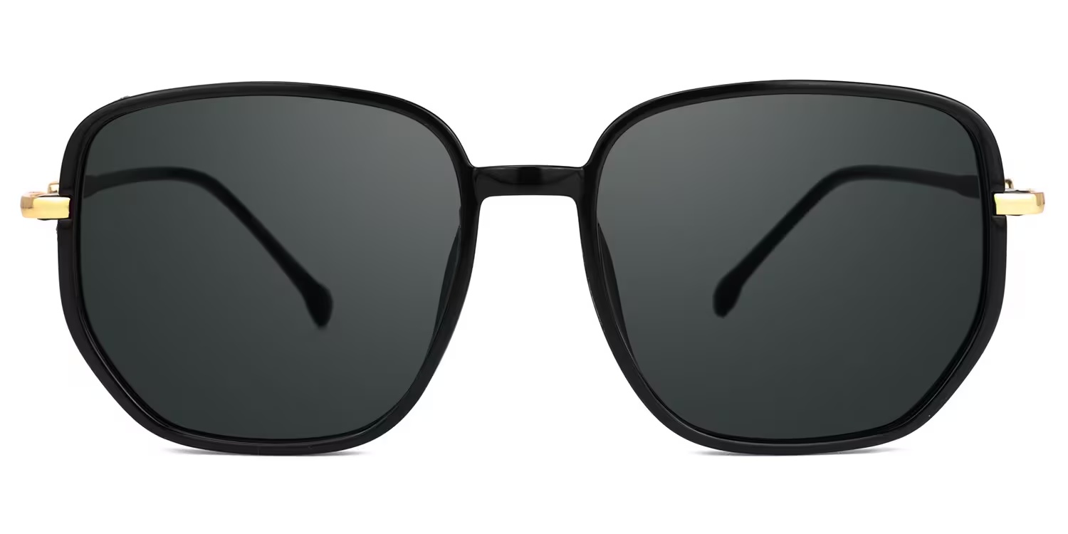 Joana Glasses - Joana Geometric Black Glasses