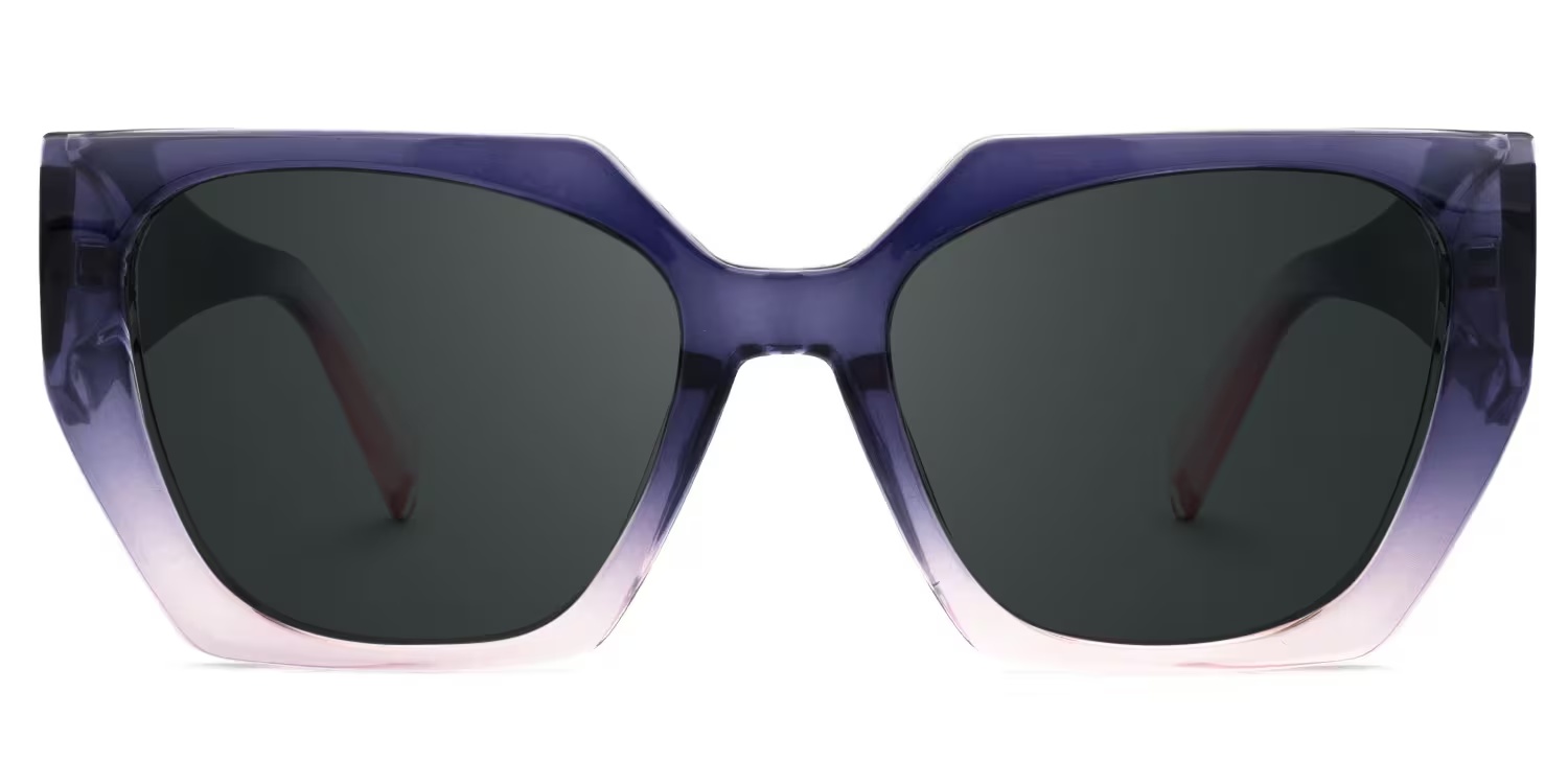 Sileidy Glasses - Sileidy Geometric Purple - Pink Glasses