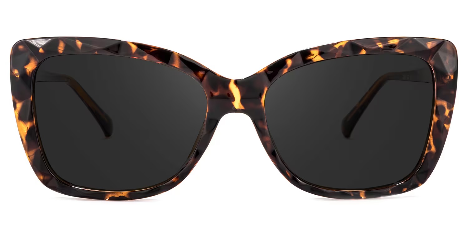 Edna Glasses - Edna Cateye Yellow - Tortoise Sunglasses