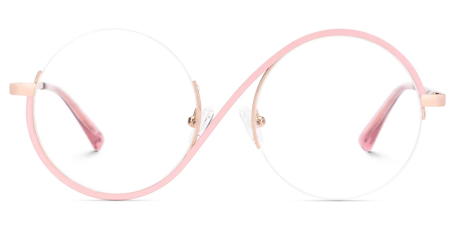 Flozif Glasses - Flozif Round Pink Glasses