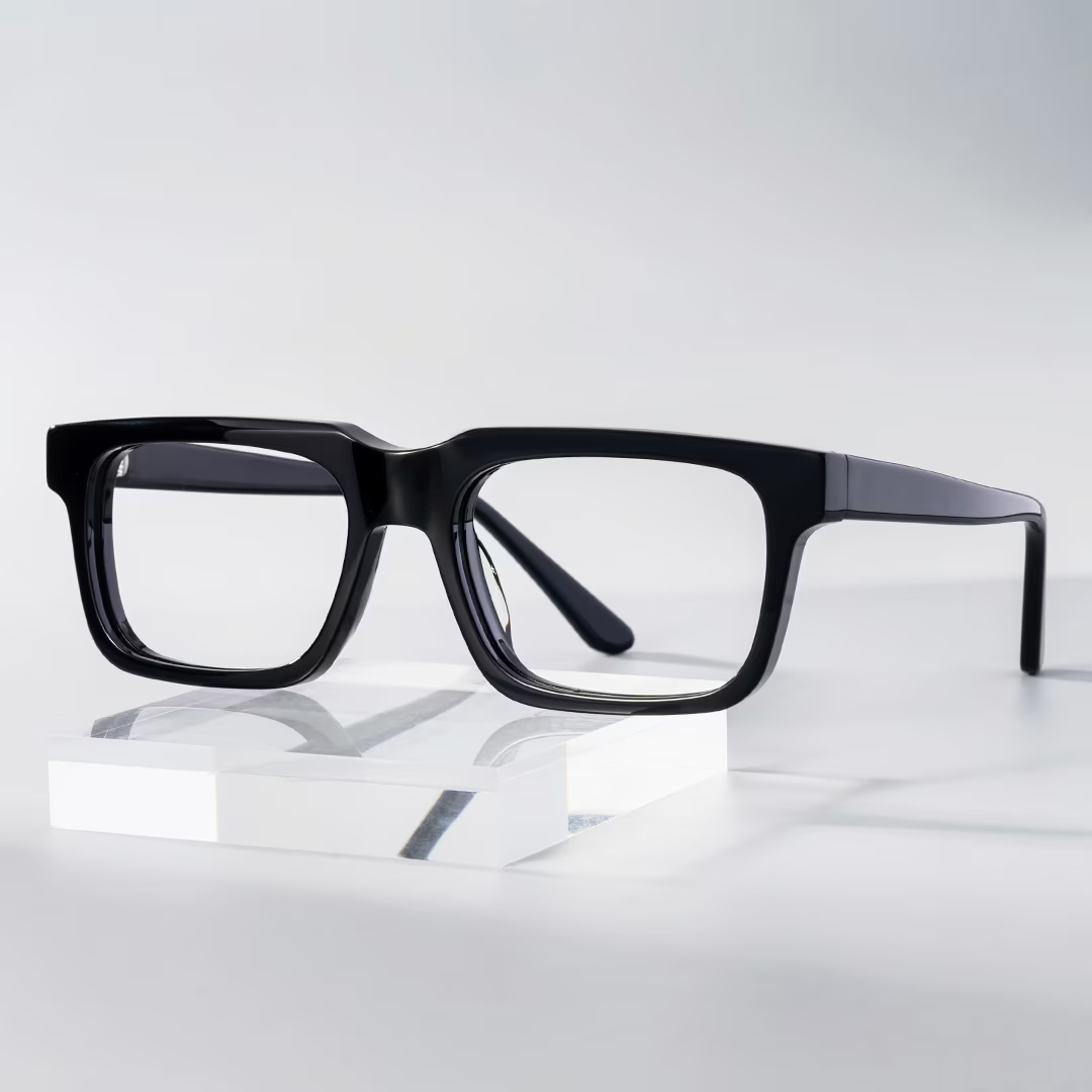 Larsen Glasses - Larsen Rectangle Black Glasses