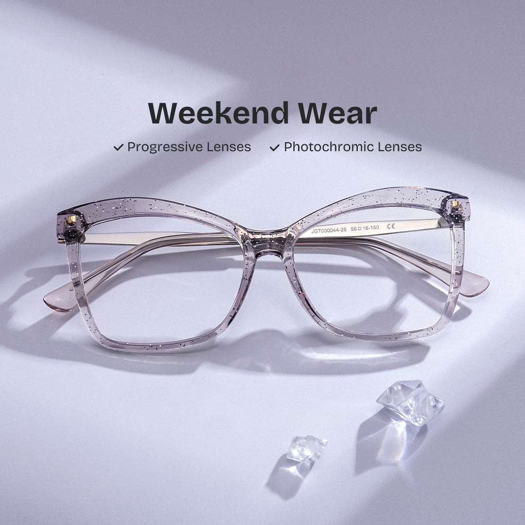 Isaebella Glasses - Isaebella Butterfly Gray Glasses