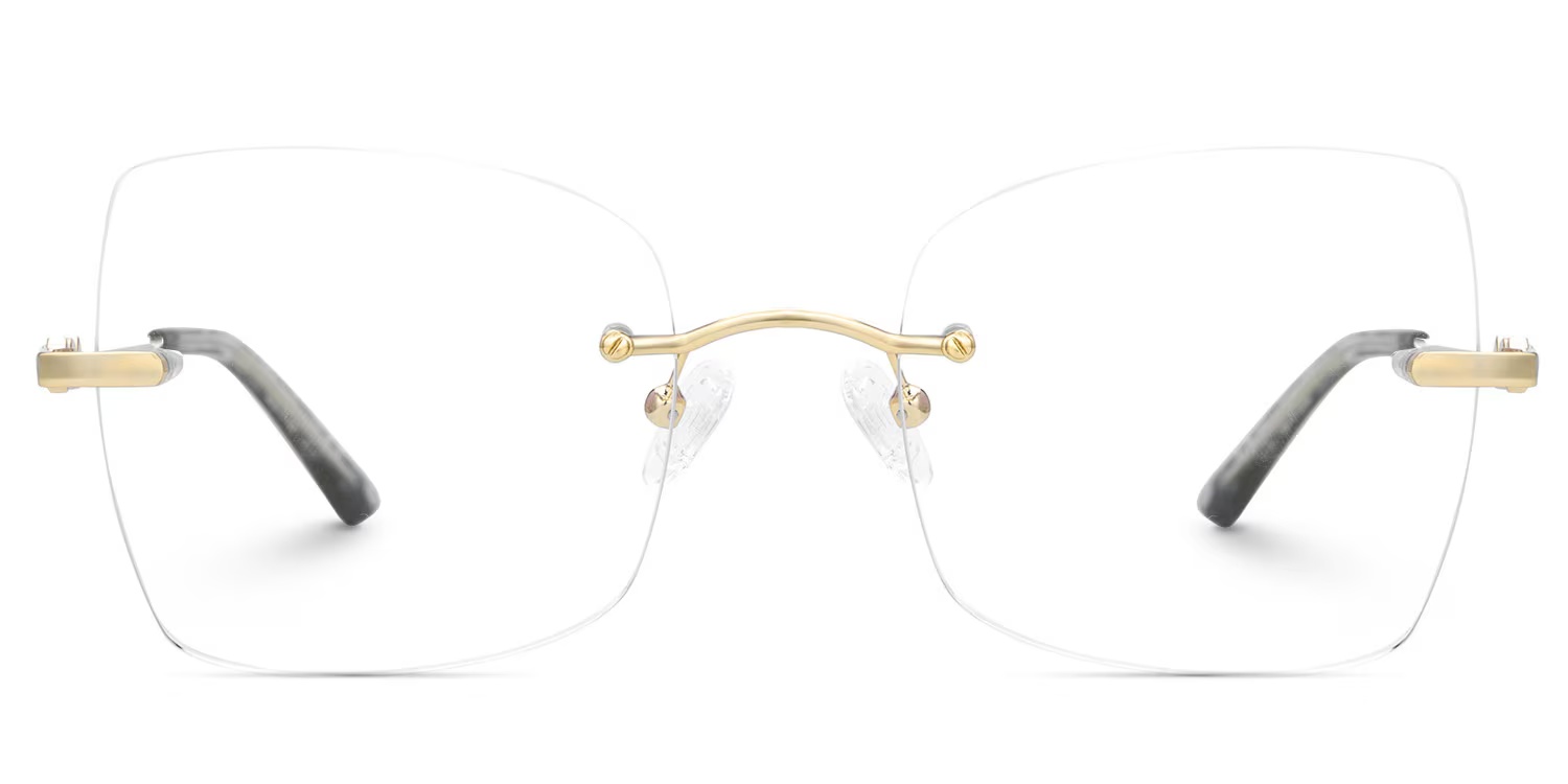 Tierney Glasses - Tierney Butterfly Gold Glasses