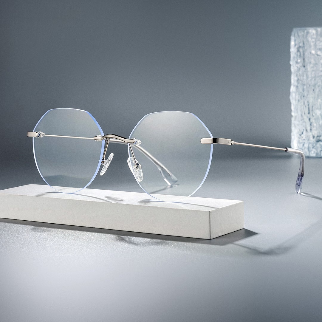 Osorio Glasses - Osorio Geometric Silver Glasses