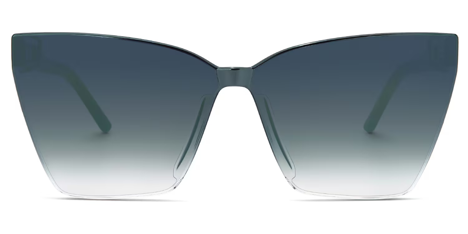 Liliane Sunglasses - Liliane Square Gray Glasses