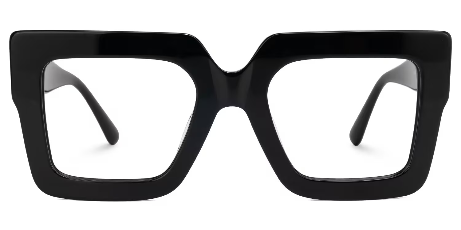 Brandon Glasses - Brandon Square Black Glasses