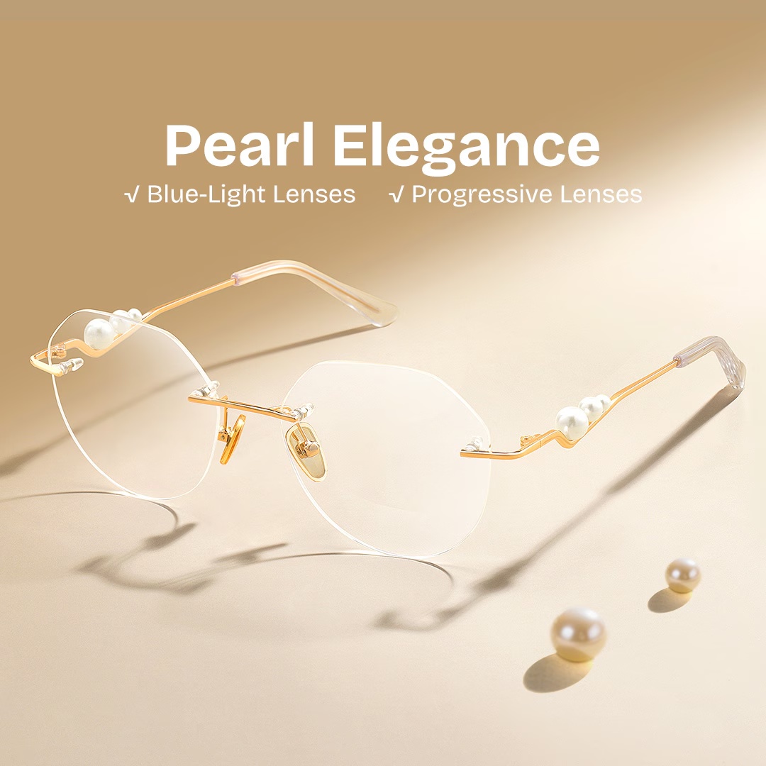 Wyatt Glasses - Wyatt Geometric Gold Glasses