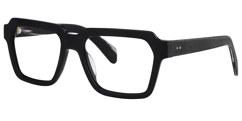 Richard Glasses - Richard Rectangle Black Glasses 4 Richard Glasses - Richard Rectangle Black Glasses