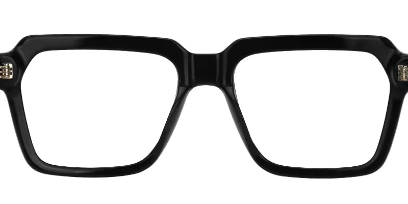 Richard Glasses - Richard Rectangle Black Glasses 7 Richard Glasses - Richard Rectangle Black Glasses