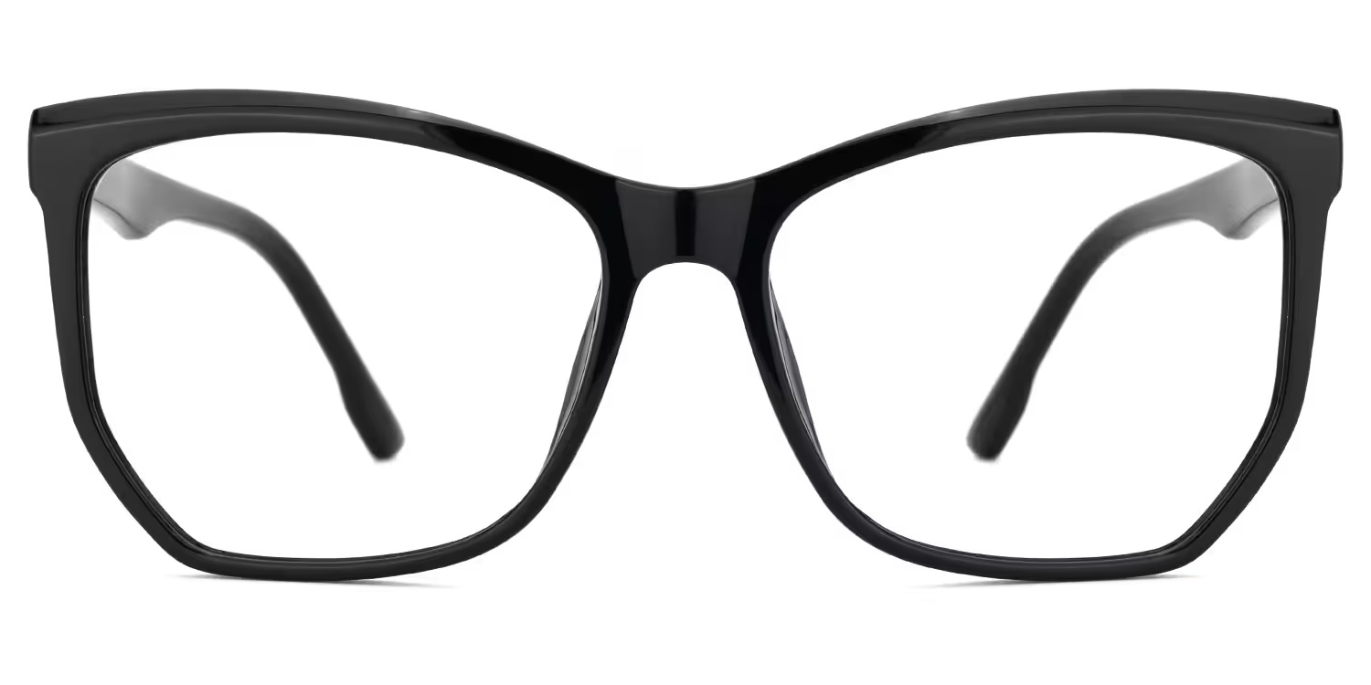 Libby Glasses - Libby Geometric Black Glasses