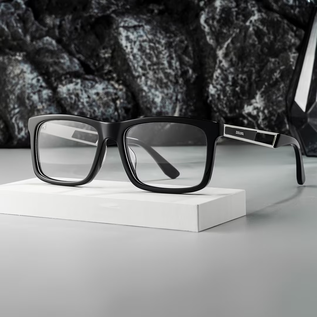 Osvaldo Glasses - Osvaldo Rectangle Black Glasses