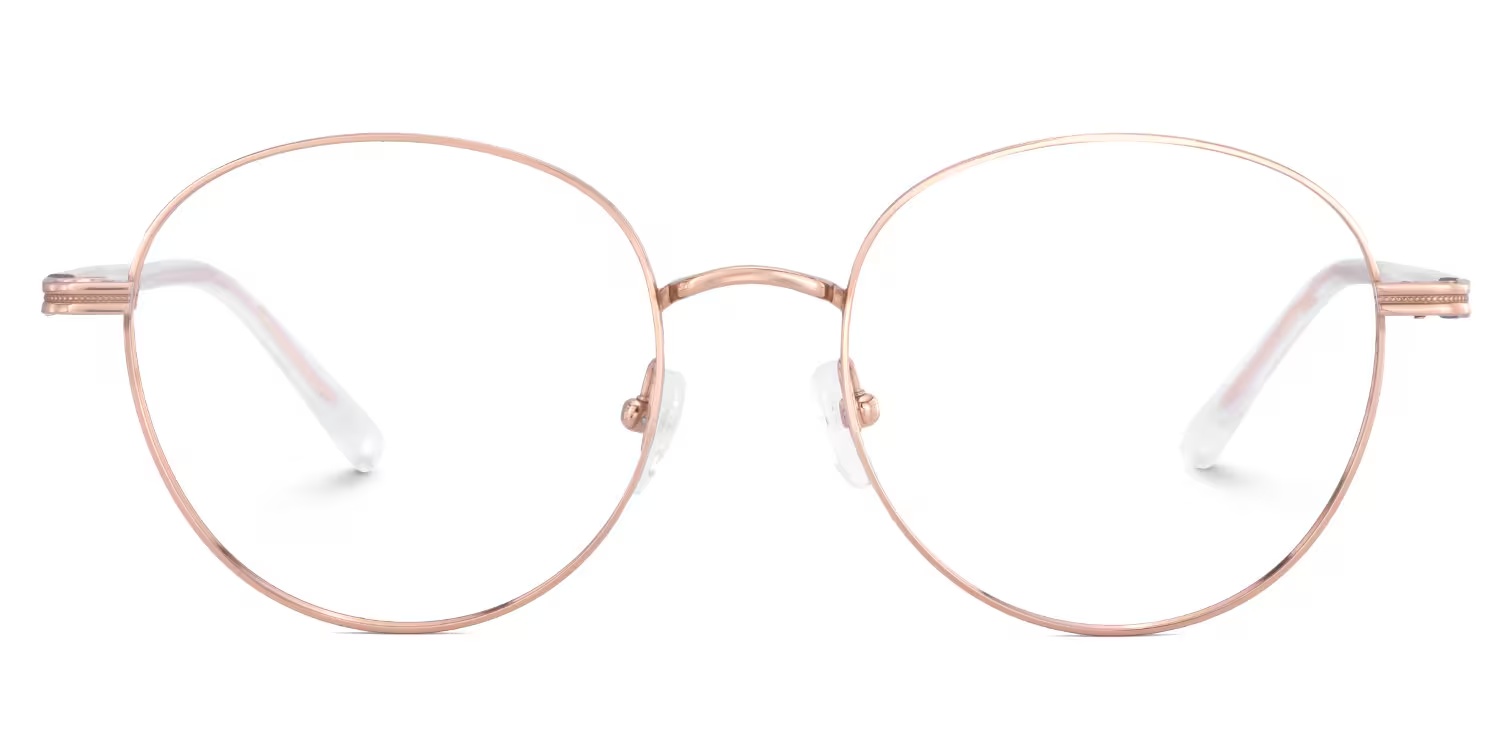 Celena Glasses - Celena Round Rose - Gold Glasses