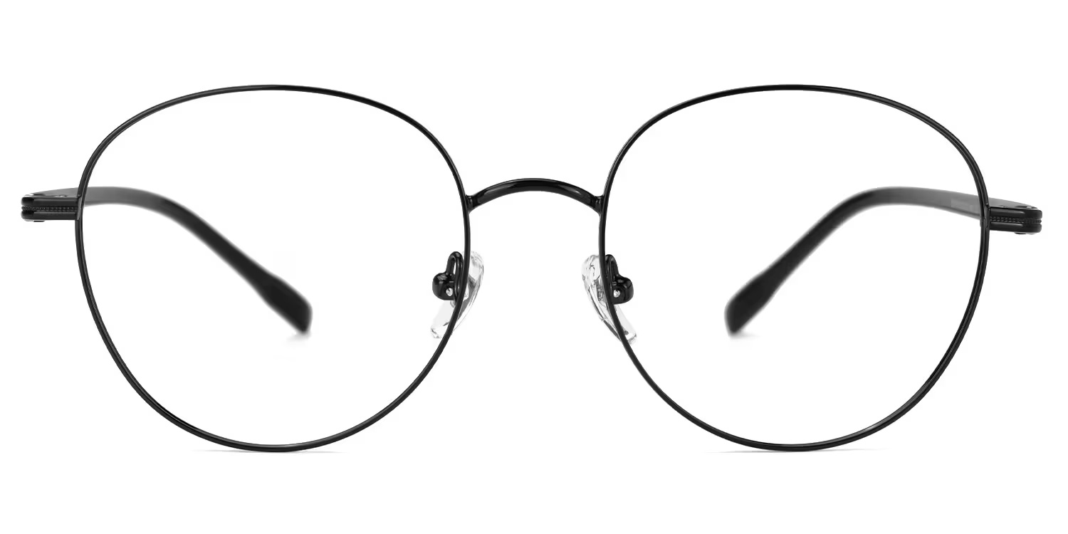 Celena Glasses - Celena Round Black Glasses