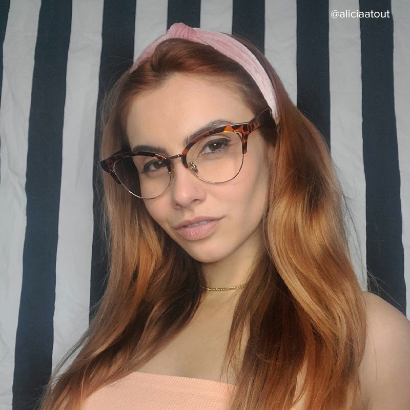 Charlene Glasses - Charlene Browline Tortoise Glasses 11 Charlene Glasses - Charlene Browline Tortoise Glasses