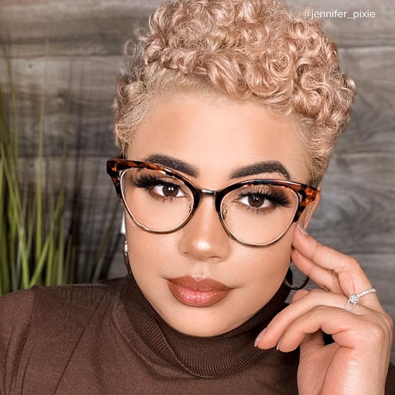 Charlene Glasses - Charlene Browline Tortoise Glasses 9 Charlene Glasses - Charlene Browline Tortoise Glasses