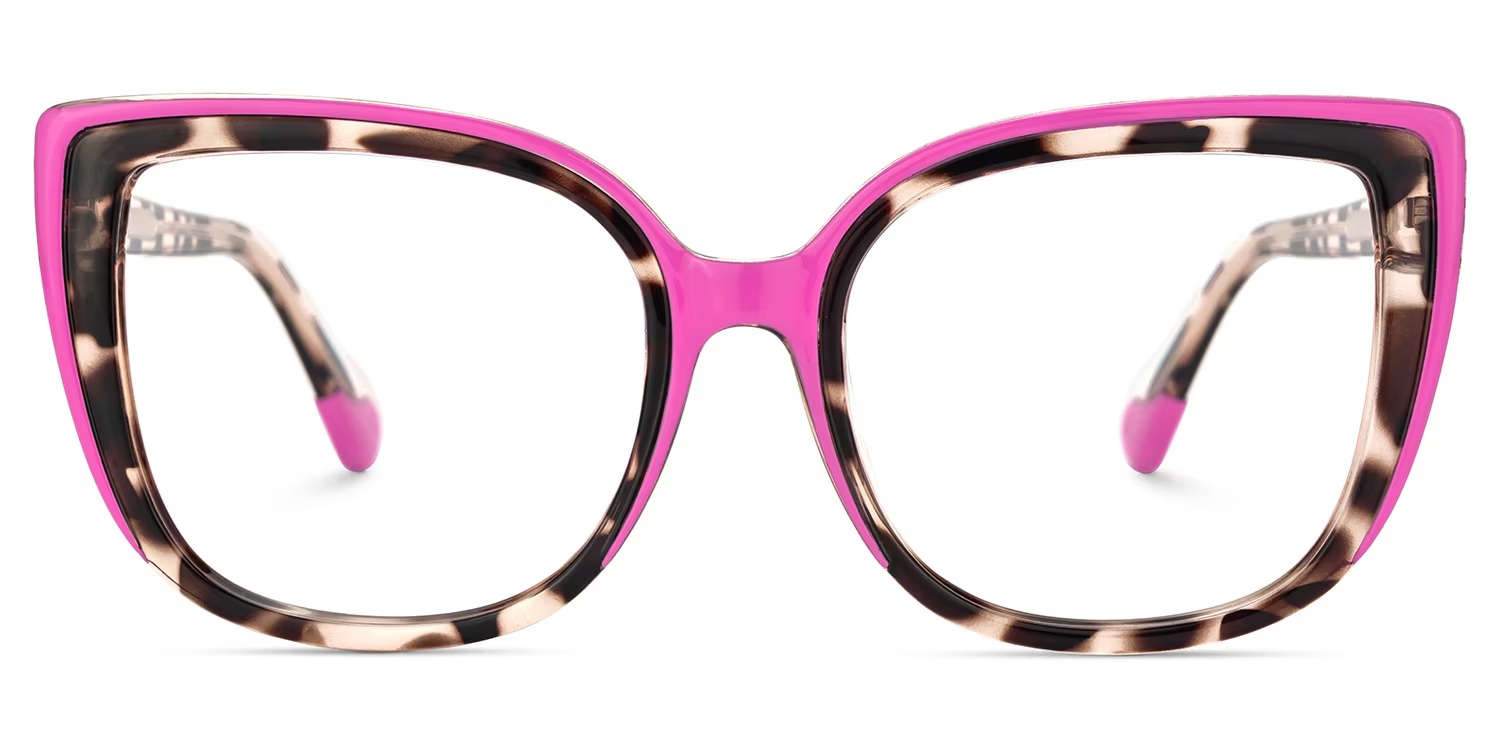Fenn Glasses - Fenn Cateye Pink Tortoise Glasses