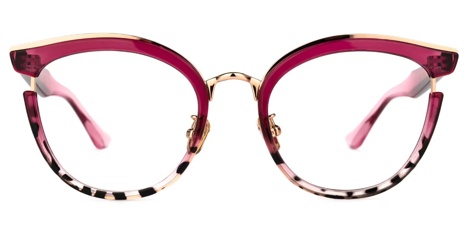 Laraine Glasses - Laraine Cat Eye Red Glasses
