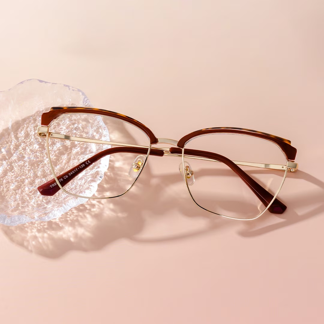 Phoebe Glasses - Phoebe Browline Red Glasses