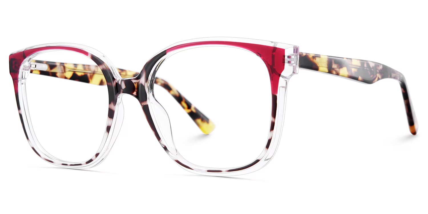 Siner Glasses - Siner Square Red Tortoise Glasses 6 Siner Glasses - Siner Square Red Tortoise Glasses