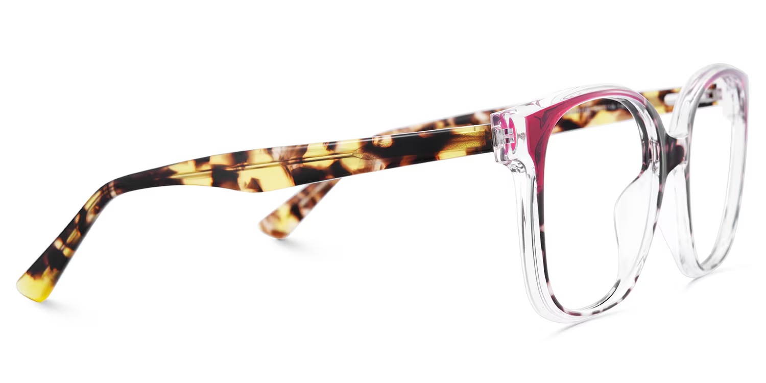 Siner Glasses - Siner Square Red Tortoise Glasses 7 Siner Glasses - Siner Square Red Tortoise Glasses