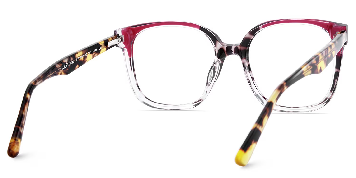 Siner Glasses - Siner Square Red Tortoise Glasses 8 Siner Glasses - Siner Square Red Tortoise Glasses