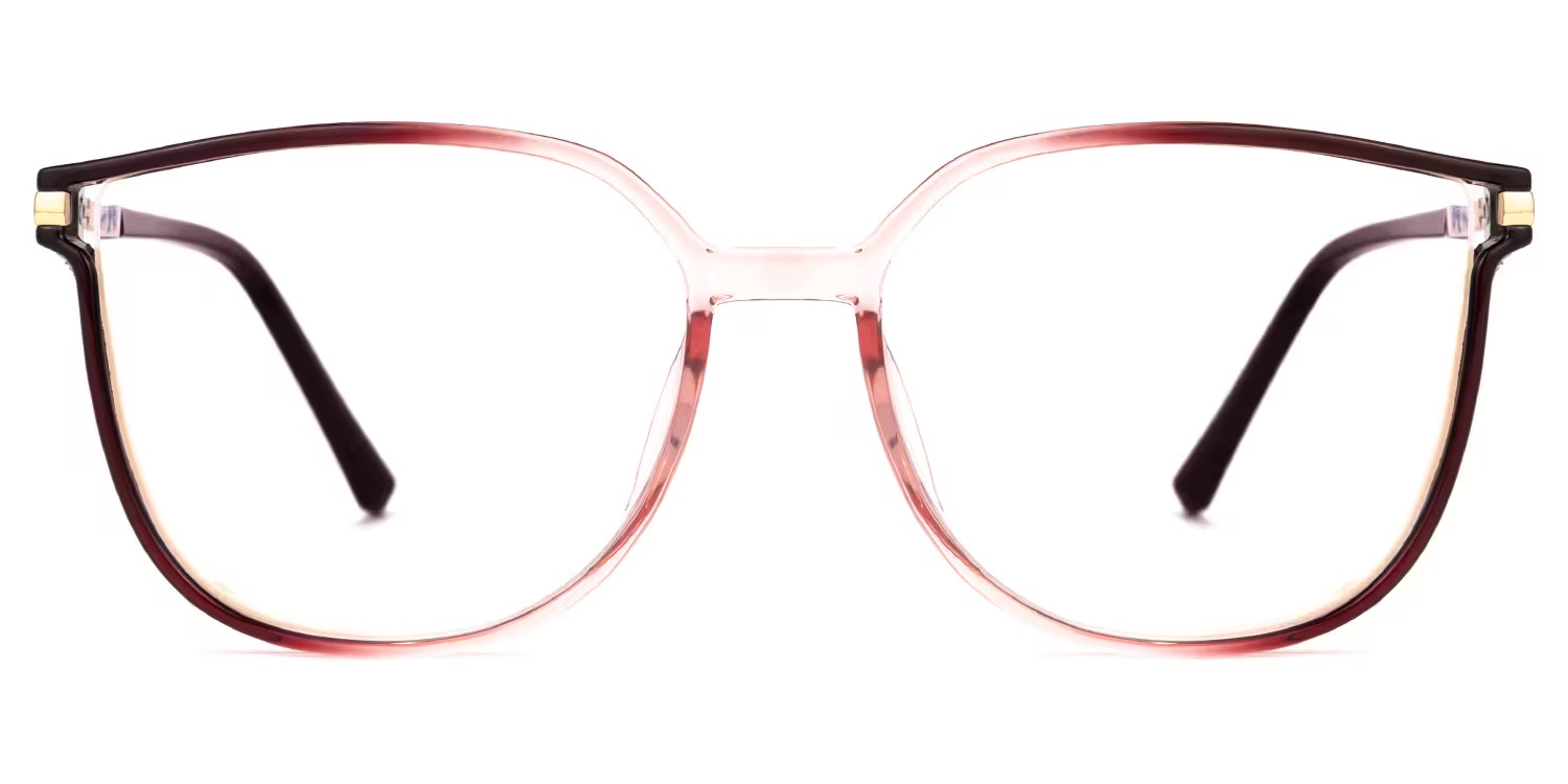 Annalisa Glasses - Annalisa Square Red Glasses