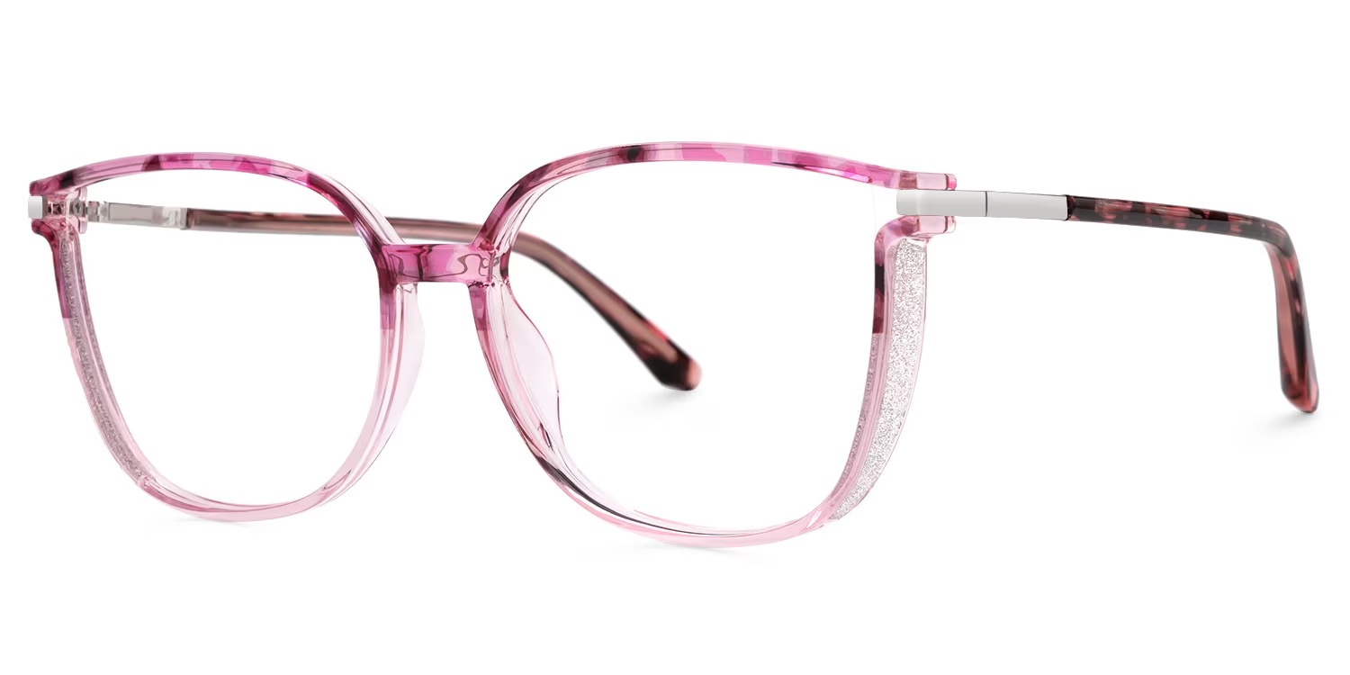 Rodz Glasses - Rodz Square Pink Glasses 3 Rodz Glasses - Rodz Square Pink Glasses