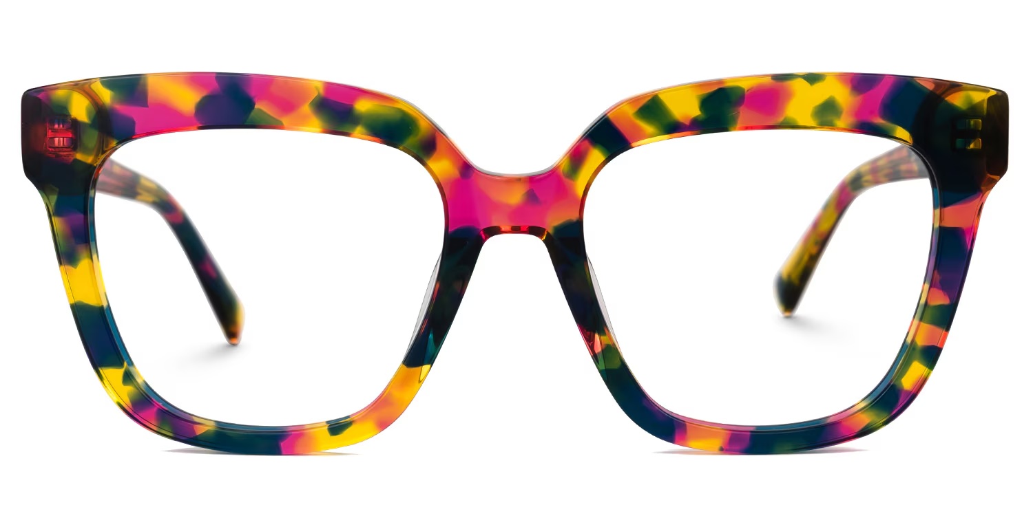 Nina Glasses - Nina Square Floral Glasses