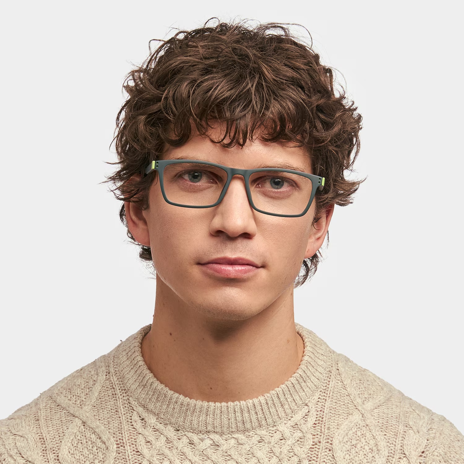 Cheche Glasses - Cheche Rectangle Dark Green Glasses