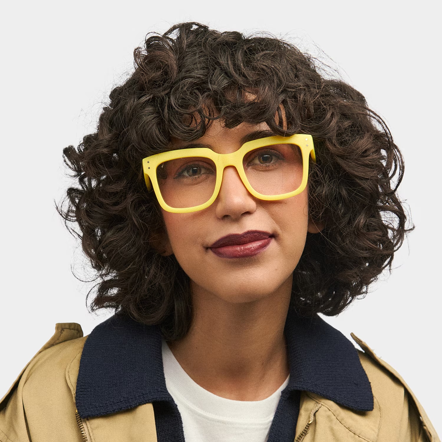 Liizbeett Glasses - Liizbeett Square Yellow Glasses