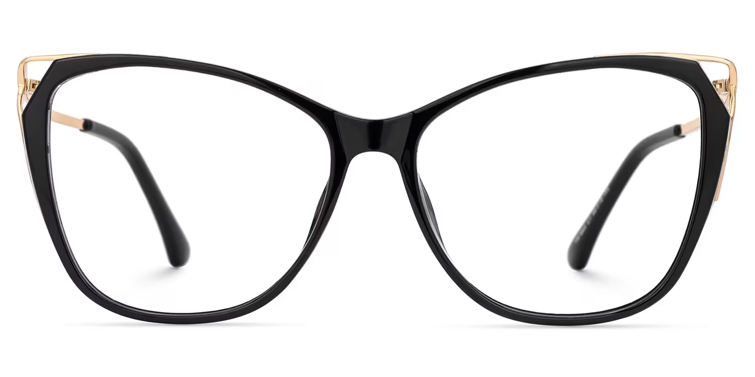 Alana Glasses - Alana Butterfly Black Glasses