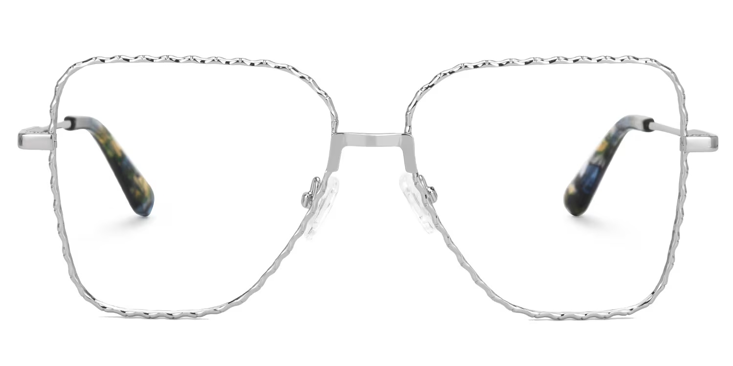 Alisandra Glasses - Alisandra Aviator Silver Glasses
