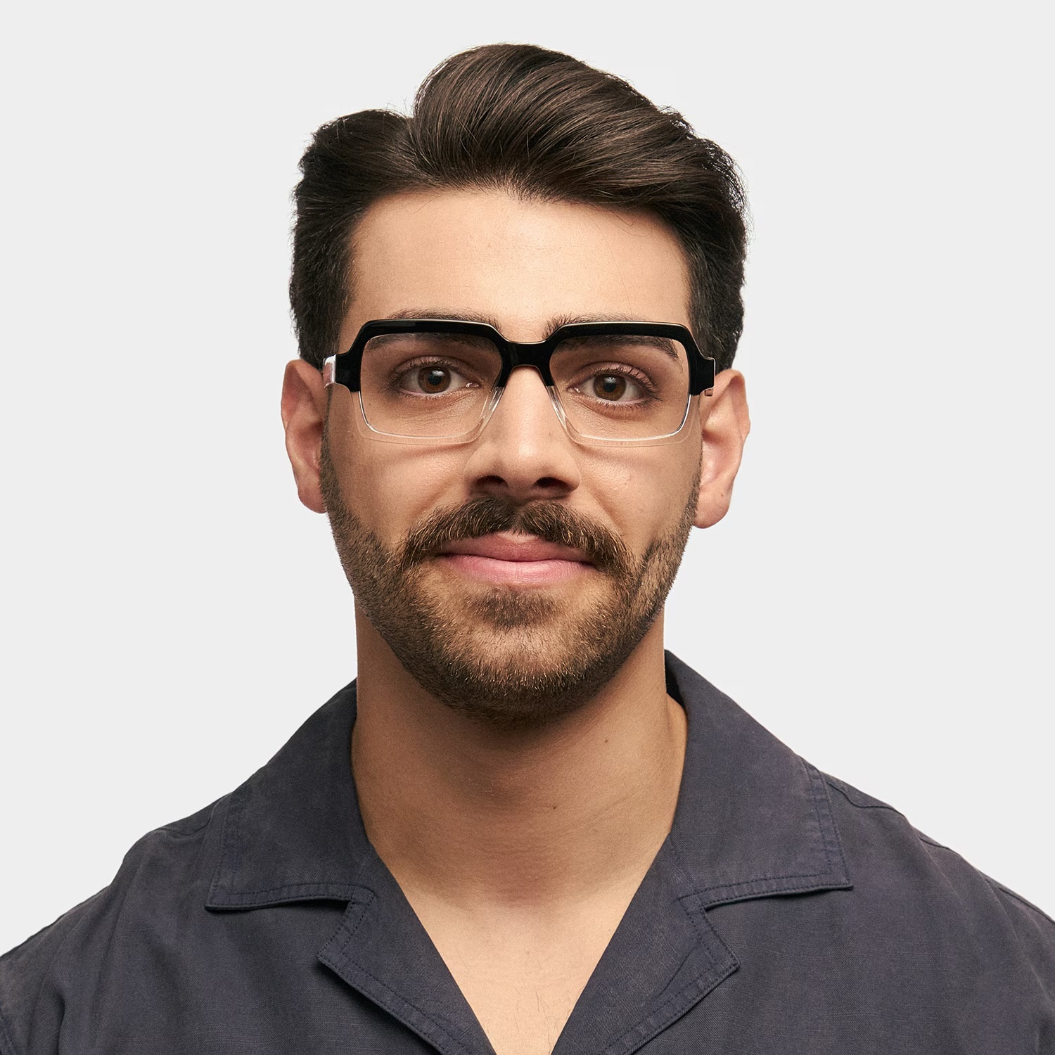 Jack Glasses - Jack Rectangle Black & Crystal Glasses