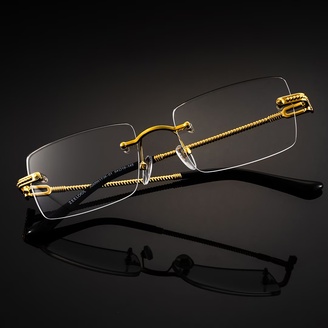 Peavy Glasses - Peavy Rectangle Gold Glasses