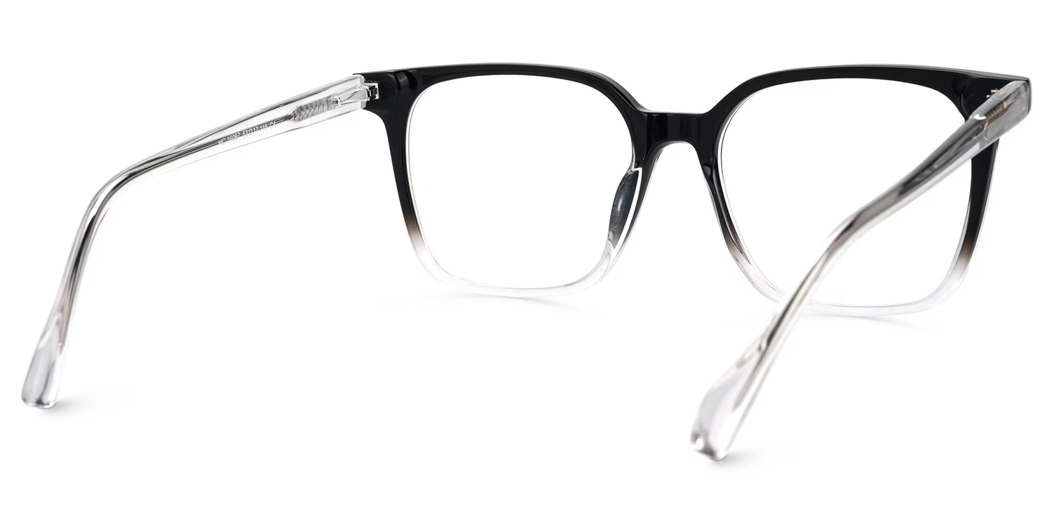 Jamaica Glasses - Jamaica Square Black Crystal Glasses 6 Jamaica Glasses - Jamaica Square Black Crystal Glasses