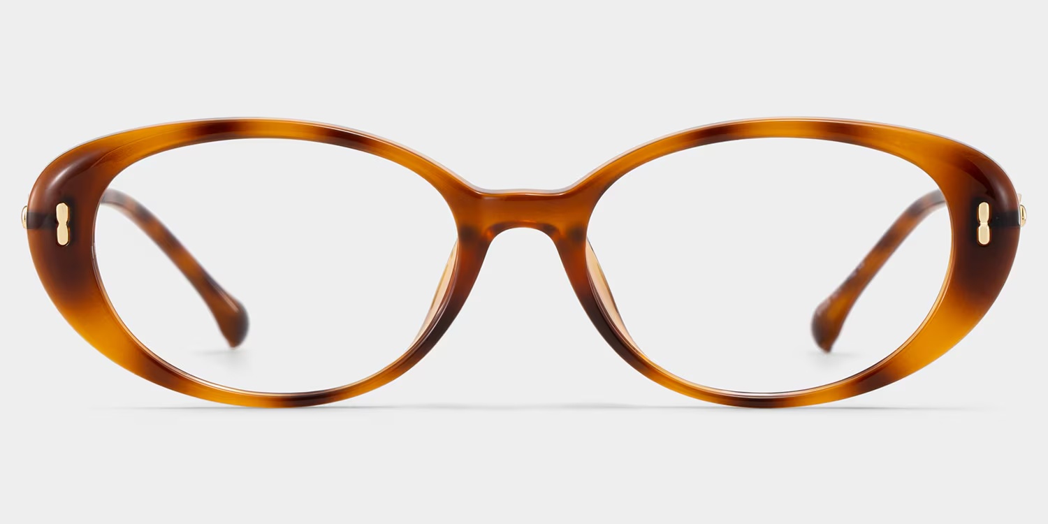 Blaire Glasses - Blaire Oval Tortoise Glasses