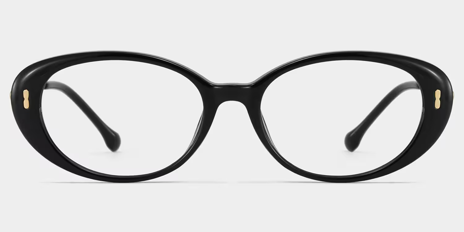 Blaire Glasses - Blaire Oval Black Glasses