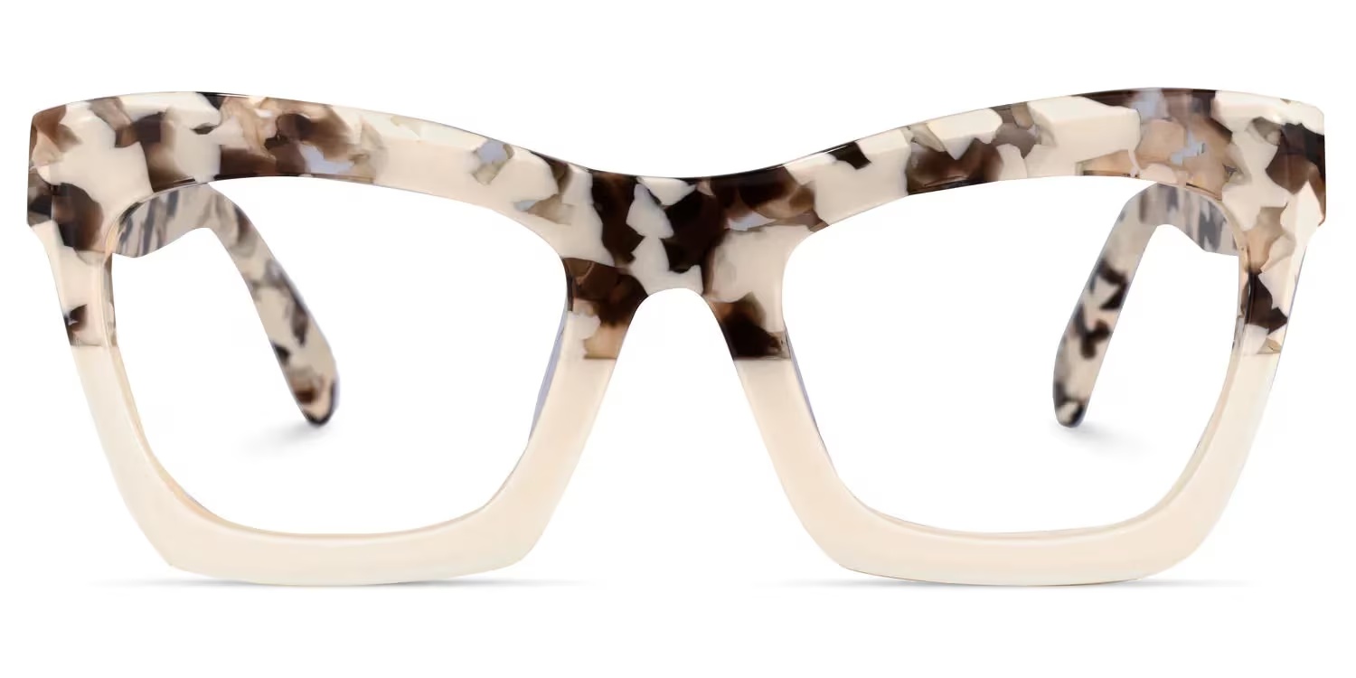 Benitez Glasses - Benitez Square Two - Tone Glasses