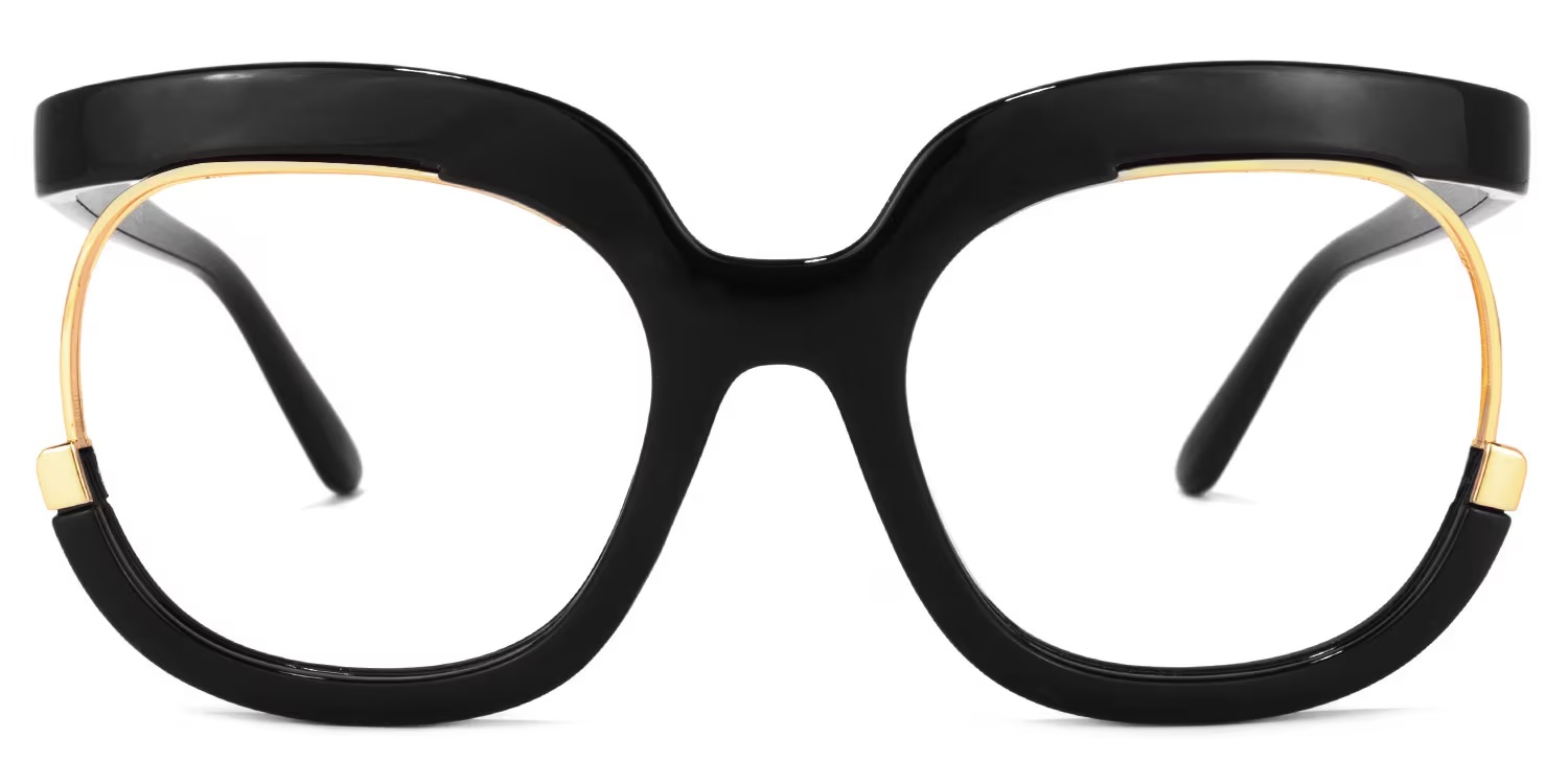 Darice Glasses - Darice Round Black Glasses