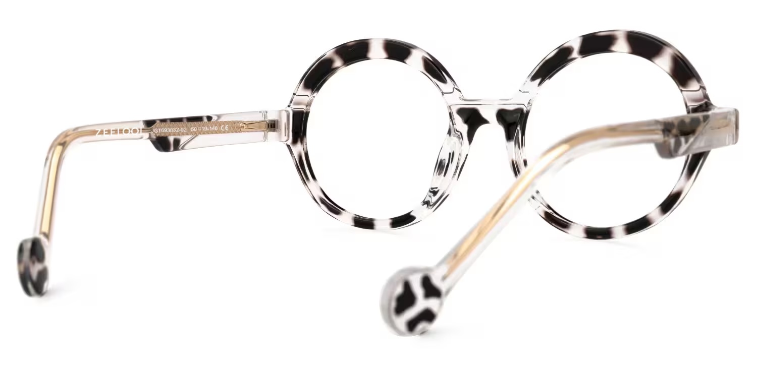 Shermier Glasses - Shermier Round Two - Tone Glasses 5 Shermier Glasses - Shermier Round Two - Tone Glasses