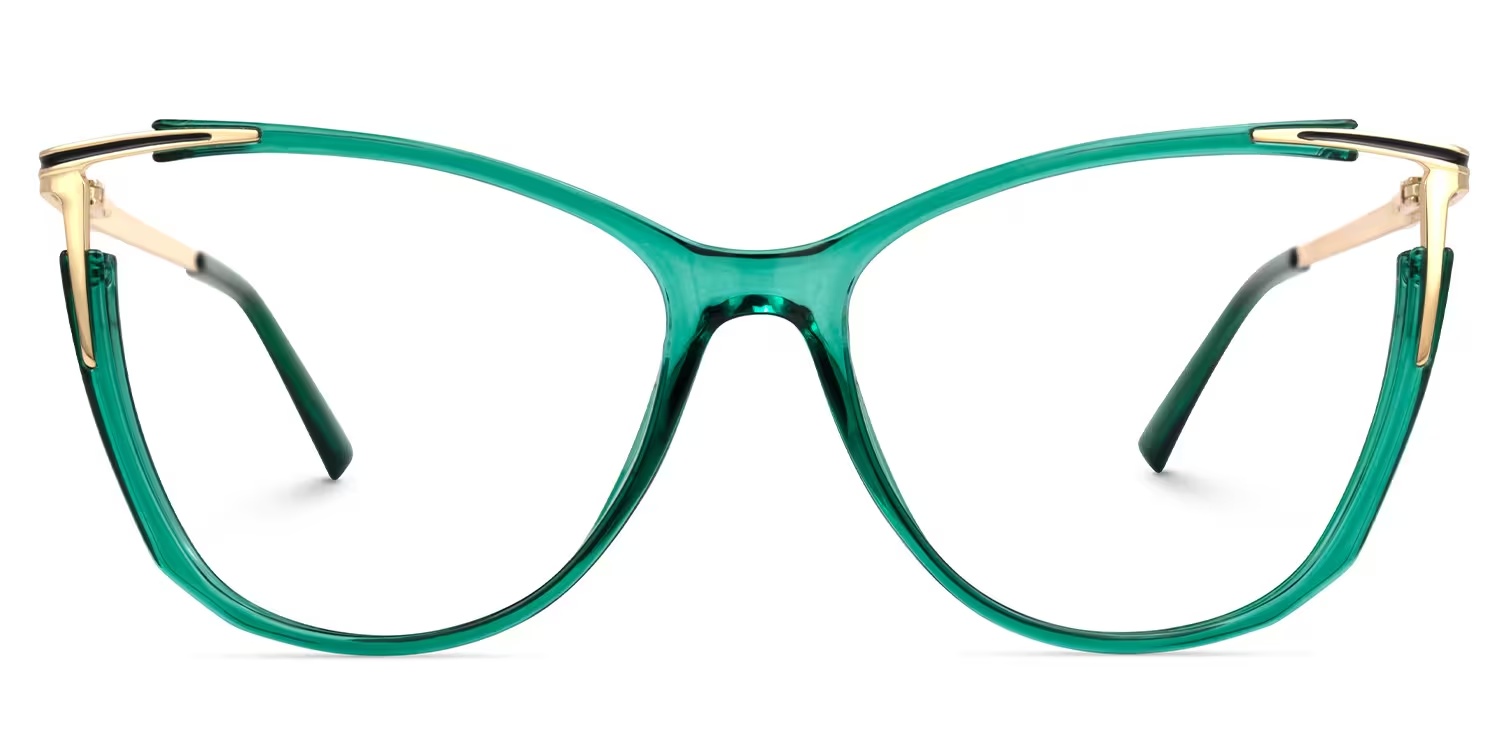 Yomary Glasses - Yomary Cateye Green Glasses