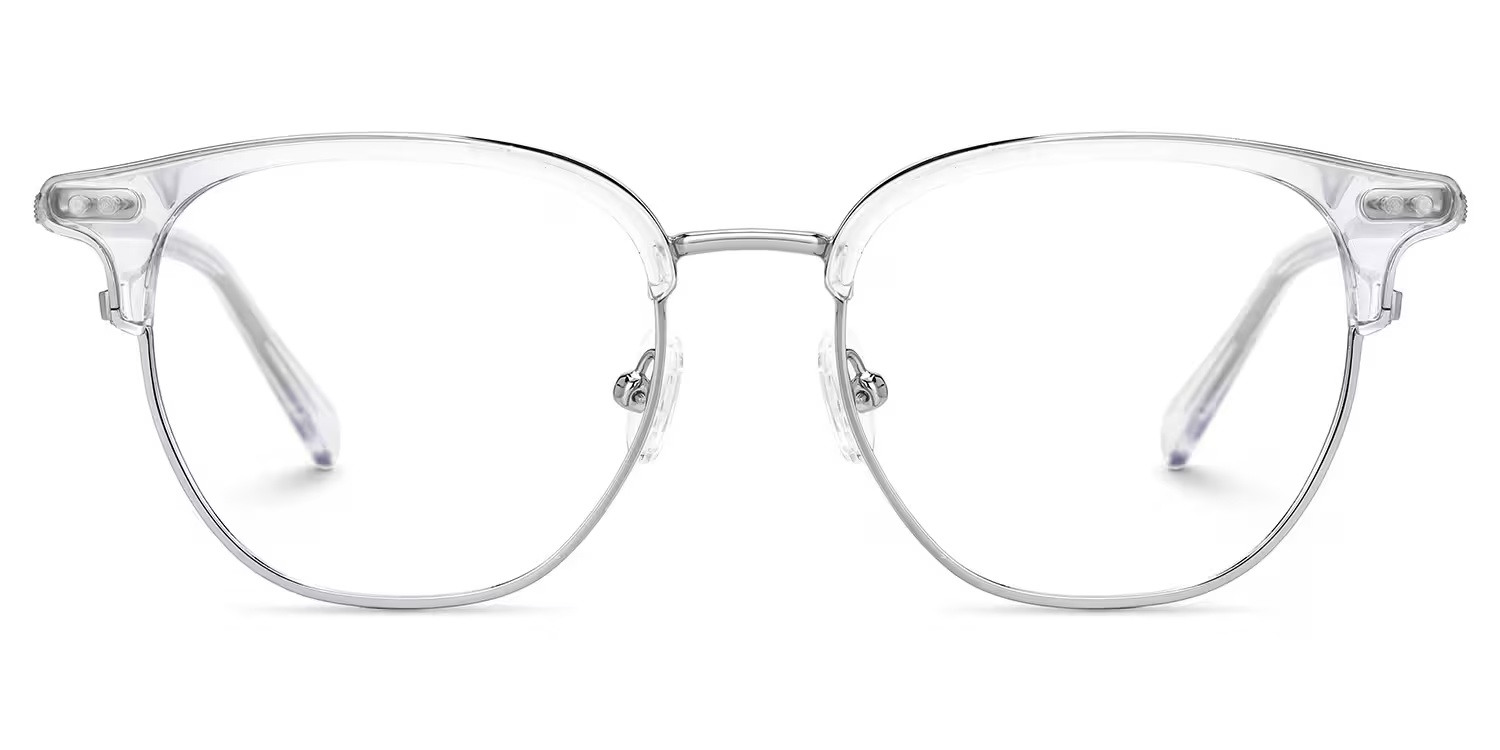Geno Glasses - Geno Browline Crystal Glasses
