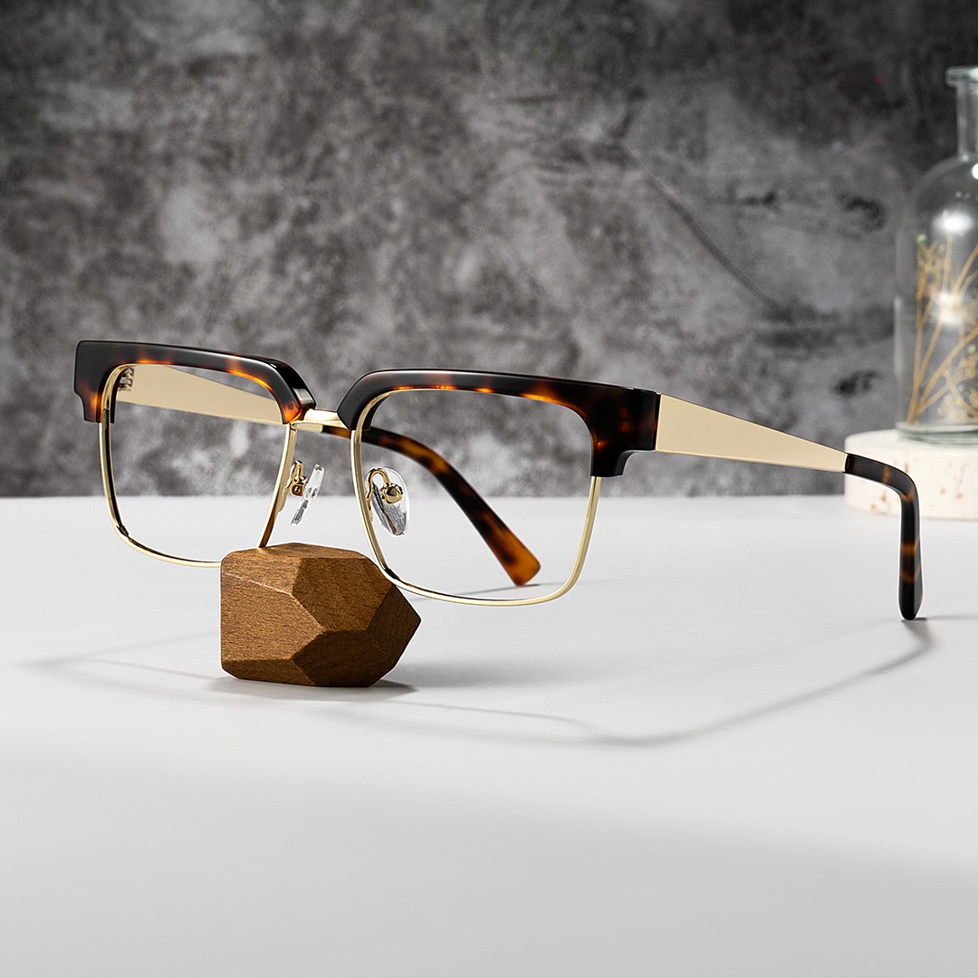 Gerena Glasses - Gerena Browline Tortoise Glasses