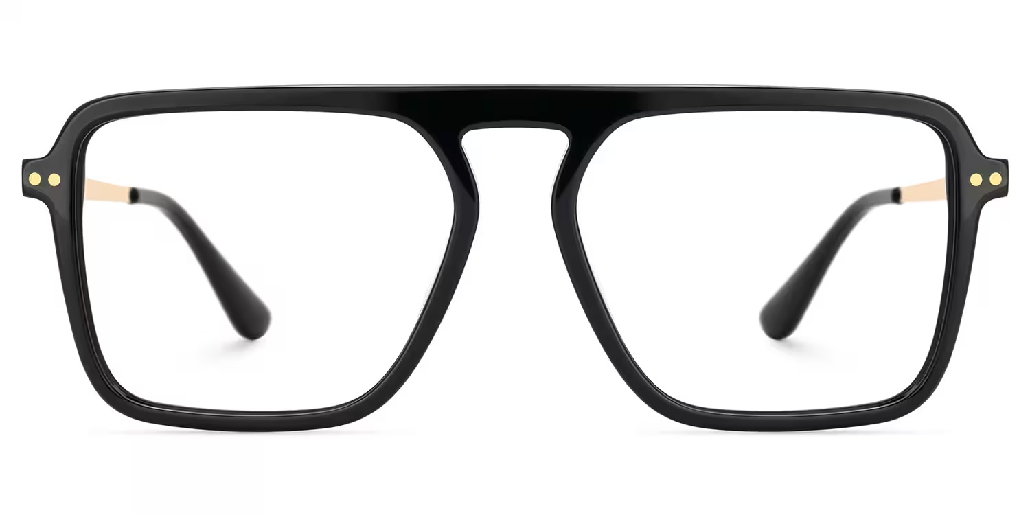 Briannie Glasses - Briannie Aviator Black Glasses