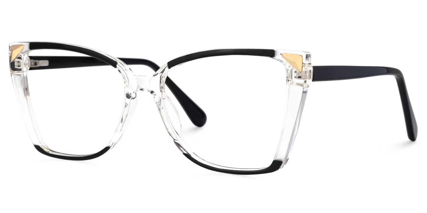 Shelia Glasses - Shelia Butterfly Black Crystal Glasses 4 Shelia Glasses - Shelia Butterfly Black Crystal Glasses