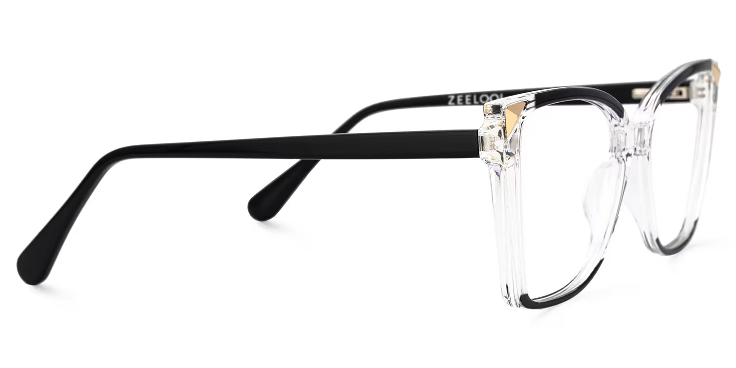 Shelia Glasses - Shelia Butterfly Black Crystal Glasses 5 Shelia Glasses - Shelia Butterfly Black Crystal Glasses