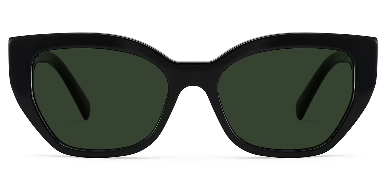Zia Sunglasses - Zia Black Cat - Eye Sunglasses