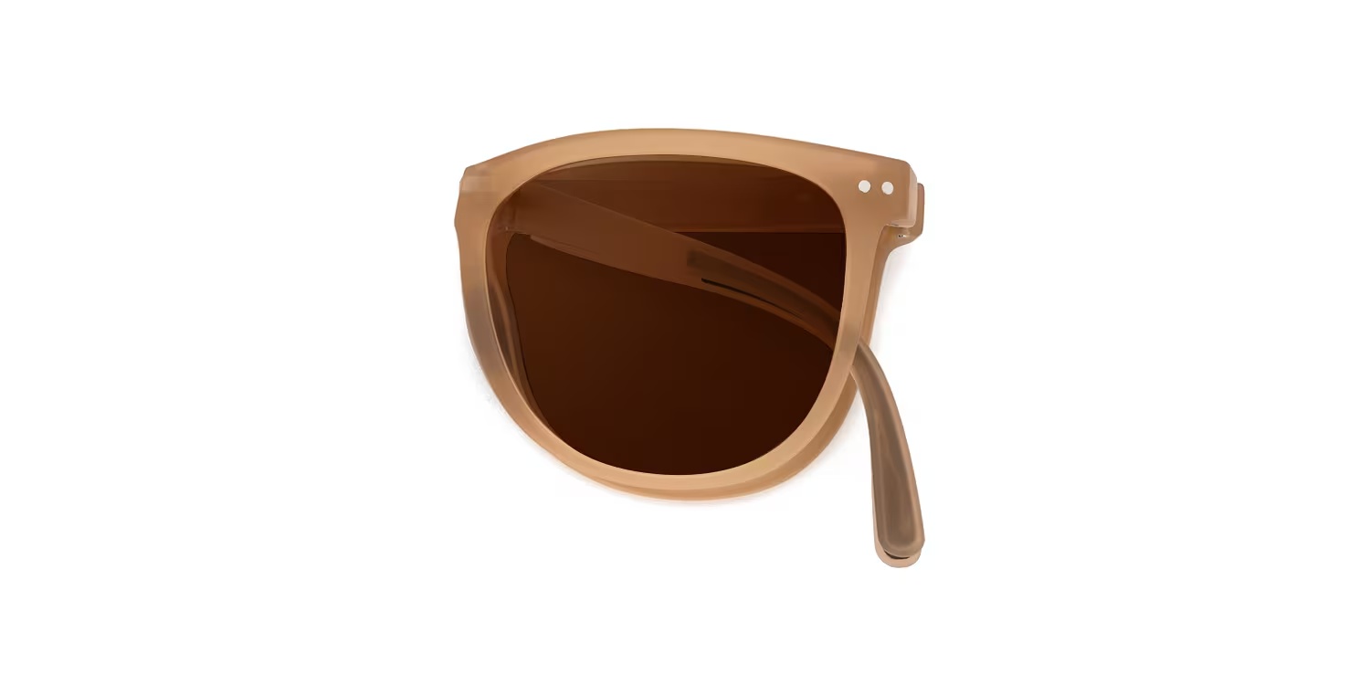 Lindzy Sunglasses - Lindzy Square Champagne Sunglasses 3 Lindzy Sunglasses - Lindzy Square Champagne Sunglasses