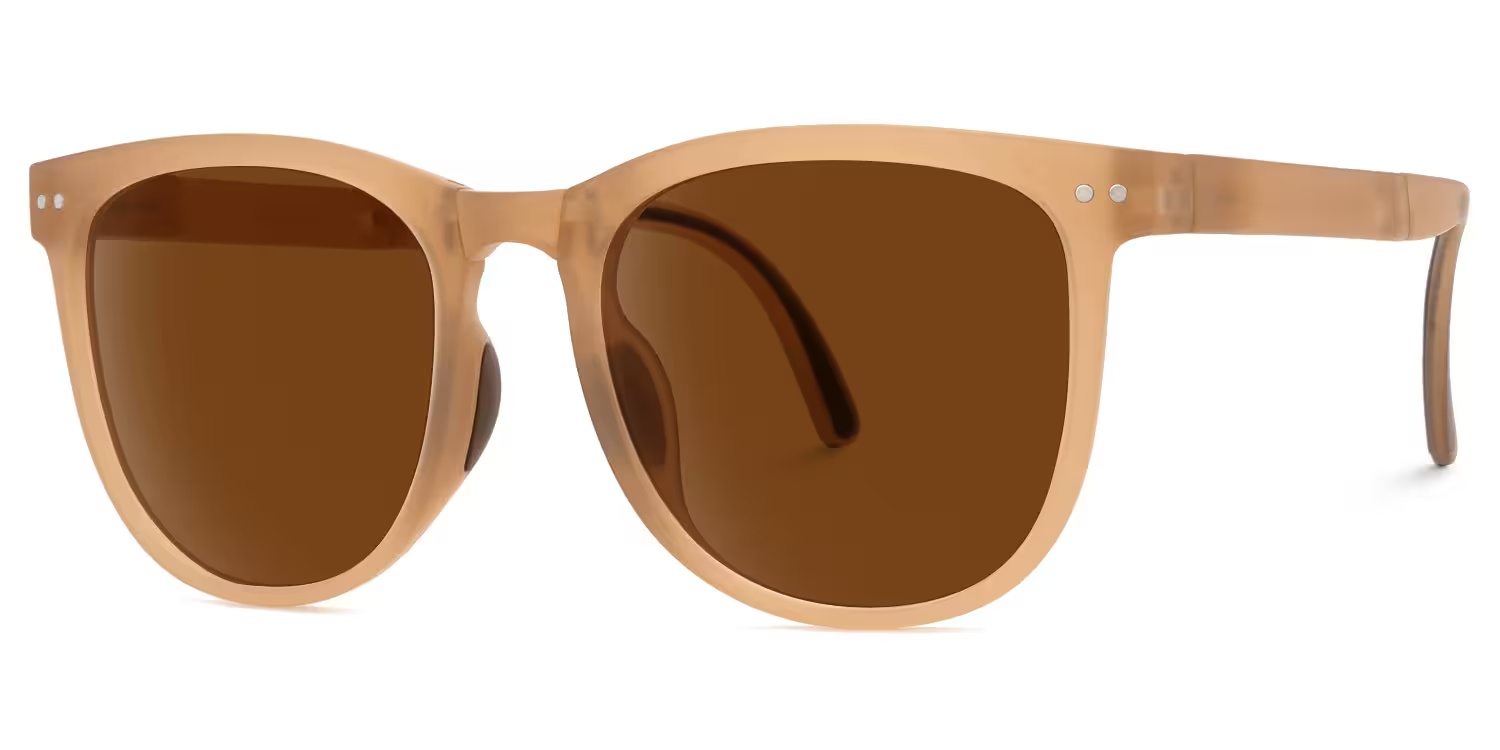 Lindzy Sunglasses - Lindzy Square Champagne Sunglasses 4 Lindzy Sunglasses - Lindzy Square Champagne Sunglasses
